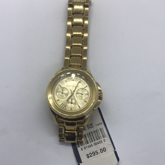 BNIB KARL LAGERFELD KL-2402 GOLD WATCH - Picture 11 of 11